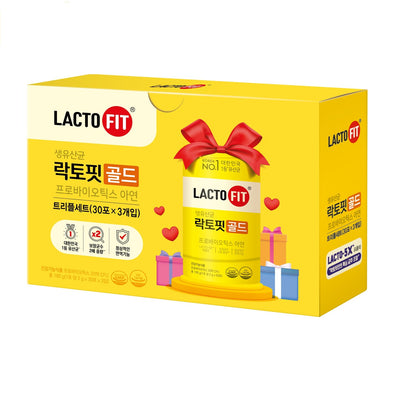 LACTO-FIT Probiotics Gold Triple Set (90-day supply)